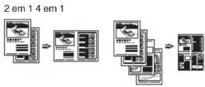 CANON iSensys FAXL410 - Impressao ampliada/reduzida - 1
