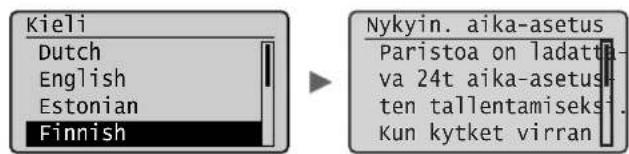 CANON iSensys FAXL410 - Perusasetusten märittäminen - 1