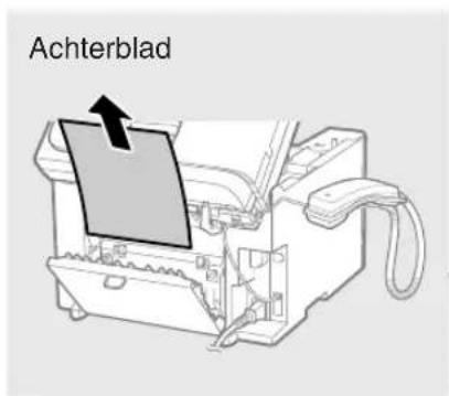 CANON iSensys FAXL410 - Papierstoringen verhelpen - 4