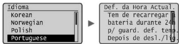 CANON iSensys FAXL410 - Especificar as definições iniciais - 1