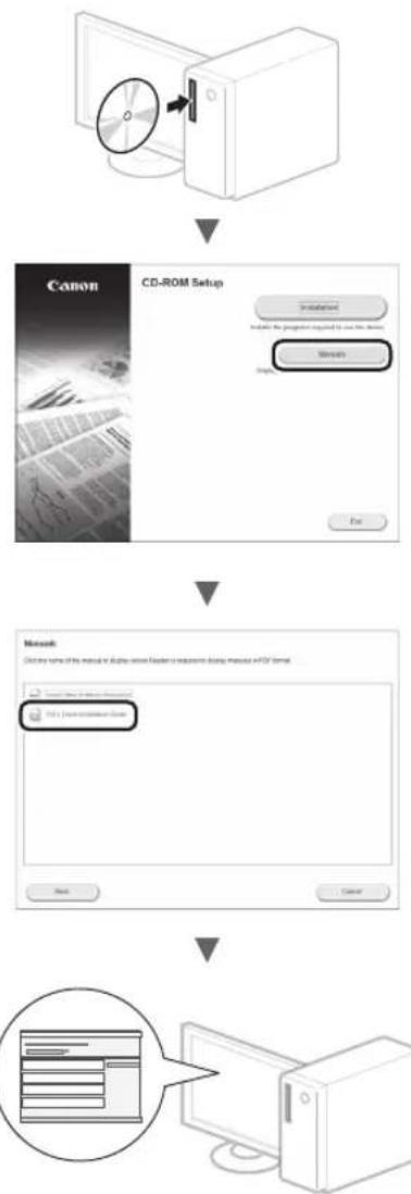 CANON iSensys FAXL410 - Instalar o controlador/software - 1