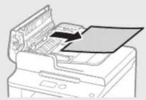CANON iSensys FAXL410 - Odstrañovanie zachyteného papiera - 2