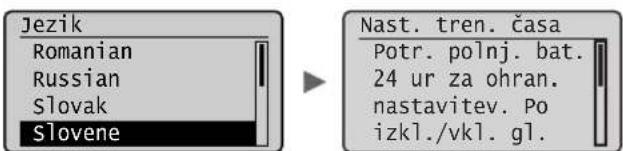 CANON iSensys FAXL410 - Dolcanje zaetnih nastavitev - 1