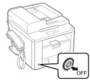 CANON iSensys FAXL410 - IopdcoeHHeHneHa6eJI nHTaHnI BkIIOUeHne aIInapaTa - 1