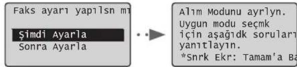 CANON iSensys FAXL410 - Balaangic faks ayarlarini belirtin. - 1