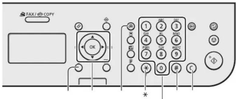 CANON iSensys FAXL410 - Ponch B MeHIO N CnOco6 BBoDa TeKCTa - 1