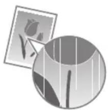 CANON iSensys FAXL410 - Wenn auf der Ausgabe weiß Streifen zu setzen sind oder die Ausgabe teilweise blass ist - 1