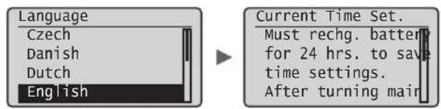 CANON iSensys FAXL410 - Specifying the Initial Settings - 1
