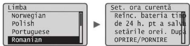 CANON iSensys FAXL410 - Specifications setarilor initiale - 1