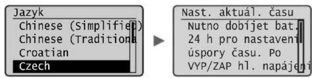 CANON iSensys FAXL410 - Zadání poćatečniho nastavení - 1
