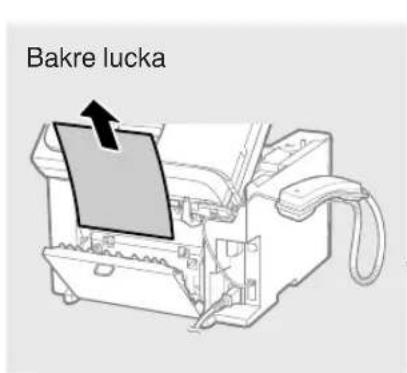 CANON iSensys FAXL410 - Ta bort papper som fastnat - 4