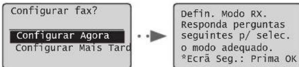 CANON iSensys FAXL410 - Especifique as definições iniciais de fax. - 1