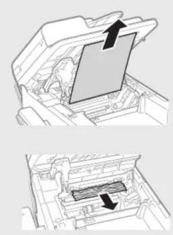 CANON iSensys FAXL410 - Ta bort papper som fastnat - 7