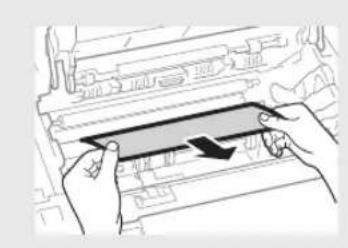 CANON iSensys FAXL410 - Ta bort papper som fastnat - 9