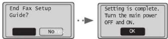 CANON iSensys FAXL410 - Aizveriet Faksa uzstadiisanas vedni un pec tam restartejiet iekarti. - 1