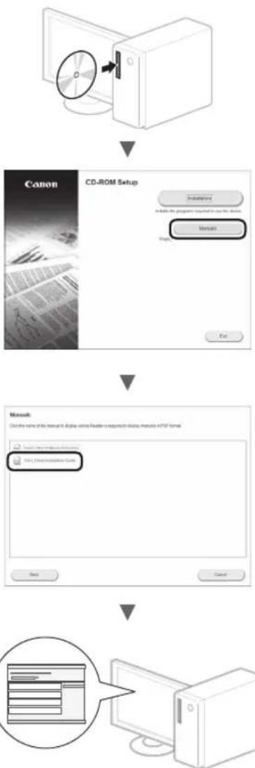 CANON iSensys FAXL410 - Namestitev gonilnika/programske opreme - 1