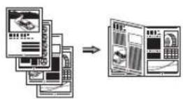 CANON iSensys FAXL410 - Impressao de folheto - 1