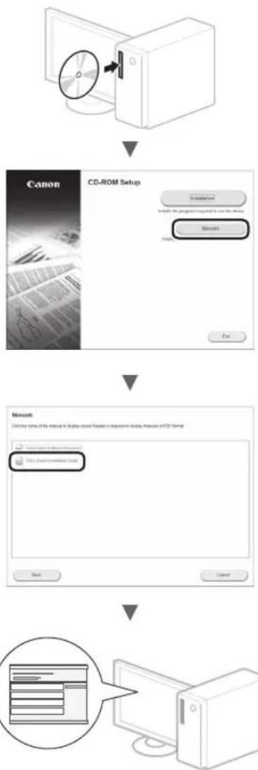 CANON iSensys FAXL410 - Instalarea driverului/software-ului - 1