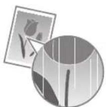 CANON iSensys FAXL410 - Cánd apar dungi albe pe pagina imprimata sau tand pagina imprimata este partial estompata - 1