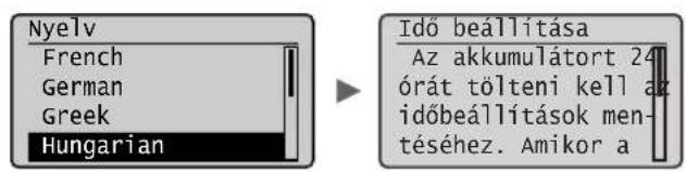 CANON iSensys FAXL410 - A kezdeti beallitások megadása - 1