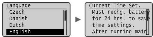 CANON iSensys FAXL410 - Pradiniu parametrungustatymas - 1