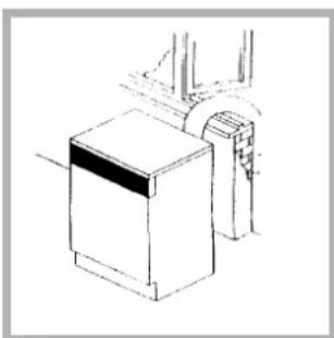 HOTPOINT-ARISTON TVF 751 (EU) - Ventilación mediante una ventsa abierta - 1
