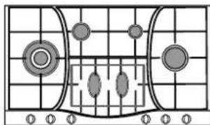 HOTPOINT-ARISTON PH 960MST (AX)HA - Consiglio pratici per l'uso dei brucitori centrali "Semi-Pesciera" - 3