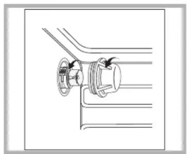 HOTPOINT-ARISTON Deco MHR 940.1 (OW) HA - Remplacement de I'ampoule d'éclairage - 1