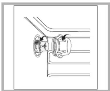 HOTPOINT-ARISTON Deco MHR 940.1 (OW) HA - Substituição da lampada - 1
