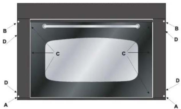 HOTPOINT-ARISTON Deco MHR 940.1 (OW) HA - Installation des jours à encastrer - 2
