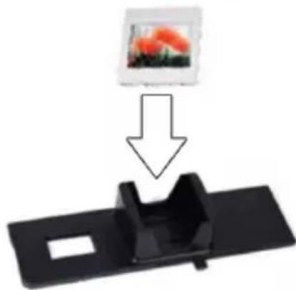 HAMA DS500 - Préparation des diapositives et introduction dans le scanner - 1