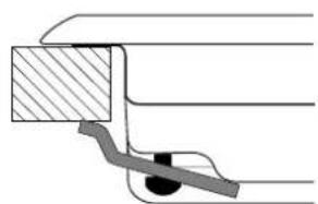 HOTPOINT-ARISTON PKQ 644 D GH (K) HA - Hook fastening diagram - 1