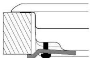 HOTPOINT-ARISTON PKQ 644 D GH (K) HA - Haken-Befestigungsschema - 3