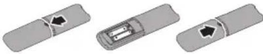 PHILIPS Brilliance 231P4QRYEB - Aby zainstalowac lub wymienic baterie: - 1