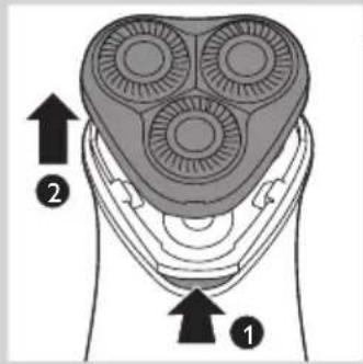 PHILIPS Series 3000 HQ6906 - Every week: shaving unit and hair chamber - 2