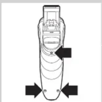 PHILIPS Series 3000 HQ6906 - Şarj edilebilir pilin çikarilmasi - 1