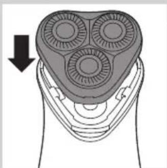PHILIPS Series 3000 HQ6906 - Einmal wochentlich: Schereinheit und Haarauffangkammer - 4