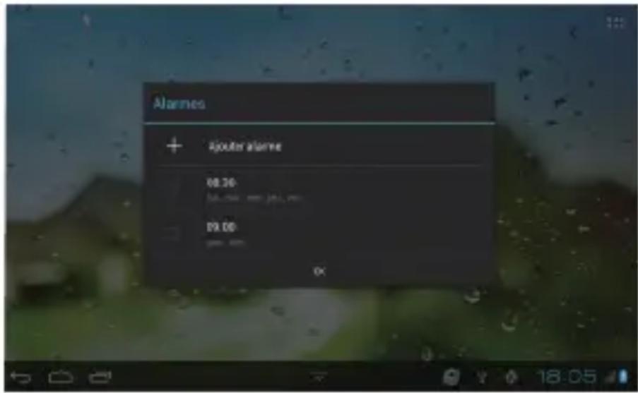 HUAWEI MediaPad 7 Lite - Alarmes - 1