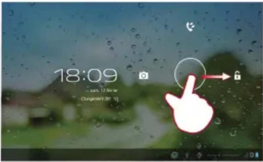 HUAWEI MediaPad 7 Lite - Déverrouillage de l'écran - 1