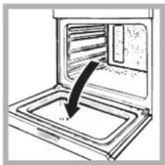 HOTPOINT-ARISTON FK 1041.20 XHA - Cleaning the oven door - 1