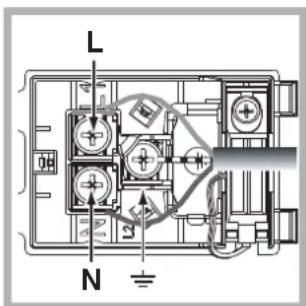 HOTPOINT-ARISTON FK 1041.20 XHA - Montage du cable d'alimentation - 2