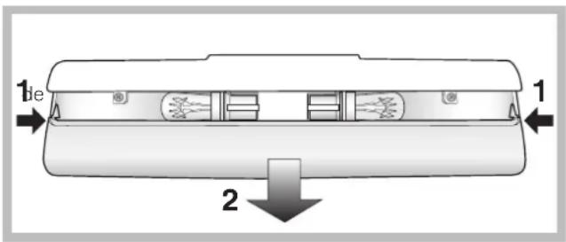 HOTPOINT-ARISTON EBGH 20323 F O3 - Sustituir la bombilla * - 1