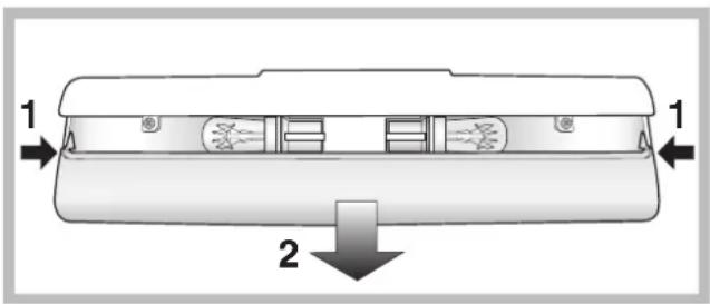 HOTPOINT-ARISTON EBGH 20323 F O3 - Substituição da lampada * - 1