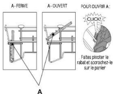 LADEN C 6342 A+ LD WH - A-Pabats regloble (2 ou 4): en position horizontal pour tasse / utendiles longs / verres a pied. - 1