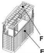LADEN LVI 210 FD - PANIER INFERIEUR - selon le modele - 1