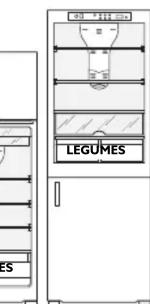 LADEN AR 121 A+ - CONSERVATION DES ALIMENTS DANS LE REFRIGERATEUR EN FONCTION DE LEUR NATURE - 2
