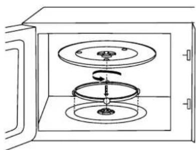 COOKE & LEWIS 645462 - Installation du plateau tournant - 1