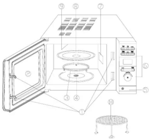 Ices IMO25L40W - PART NAMES - 1