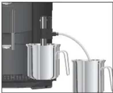 JURA IMPRESSA C55 - Rinçage de la buse moussefine - 1