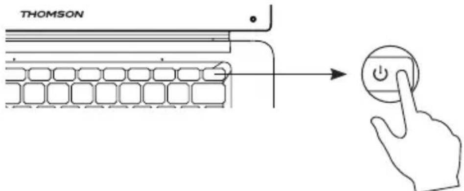 THOMSON NEO 10 - Ein- und Ausschalten des Geräts - 1